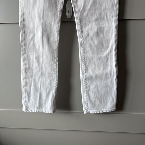 Lauren Ralph Lauren Jeans Womens 4 White Premier Straight Stretch Denim 5 Pocket - Picture 4 of 14